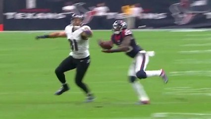 Flacco intercepted by Jackson