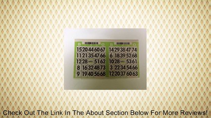 3000 Paper Bingo Cards Review