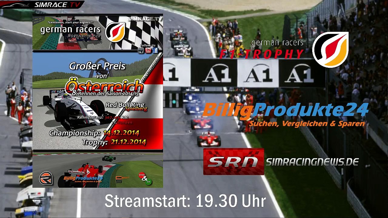 F1 Trophy 2014/15 - 8. Rennen in Österreich