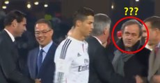 Cristiano Ronaldo Refuses To Shake Hands With Michel Platini At Club World Cup Awards Ceremony