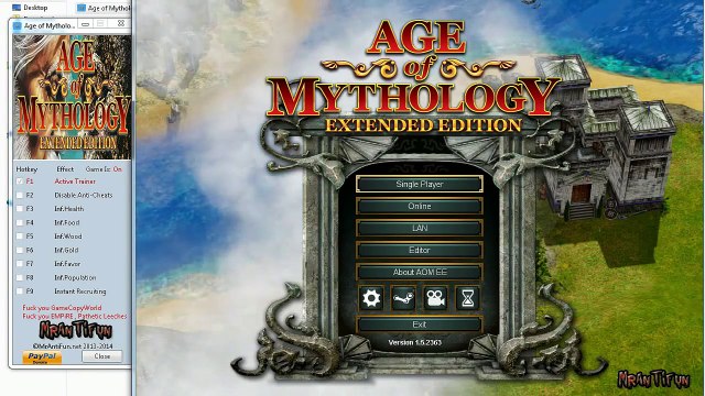 [FR-EN] Code Triche Pour Age of Mythology PC