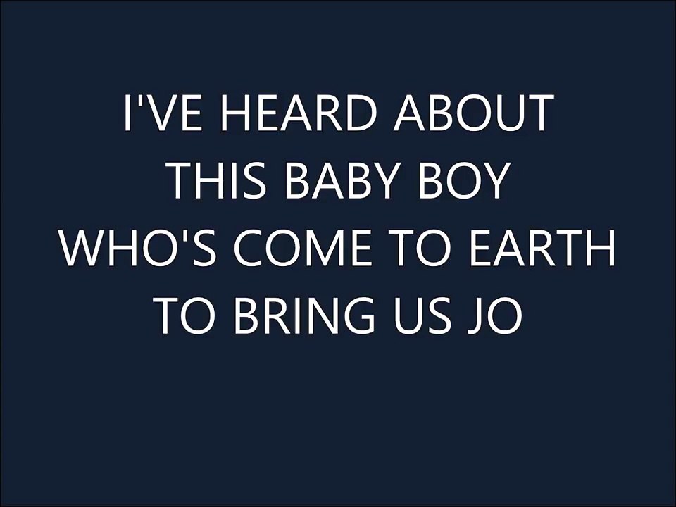 A Christmas version of Leonard Choen's hallelujah lyrics