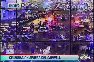 ECU 911 reporta los festejos de la final del astillero