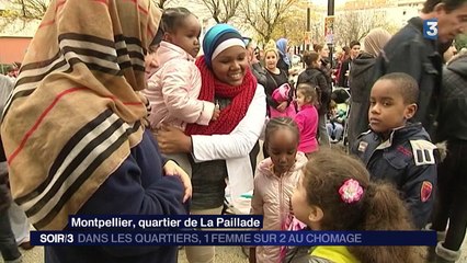 Quartier de La Paillade à Montpellier : une femme sur deux au chômage