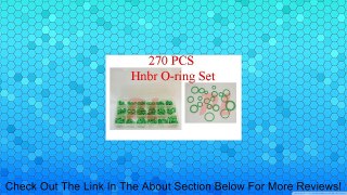 270pc HNBR A/C O Ring Assortment O-Ring Set seal HNBR Ring Seal O Ring Review