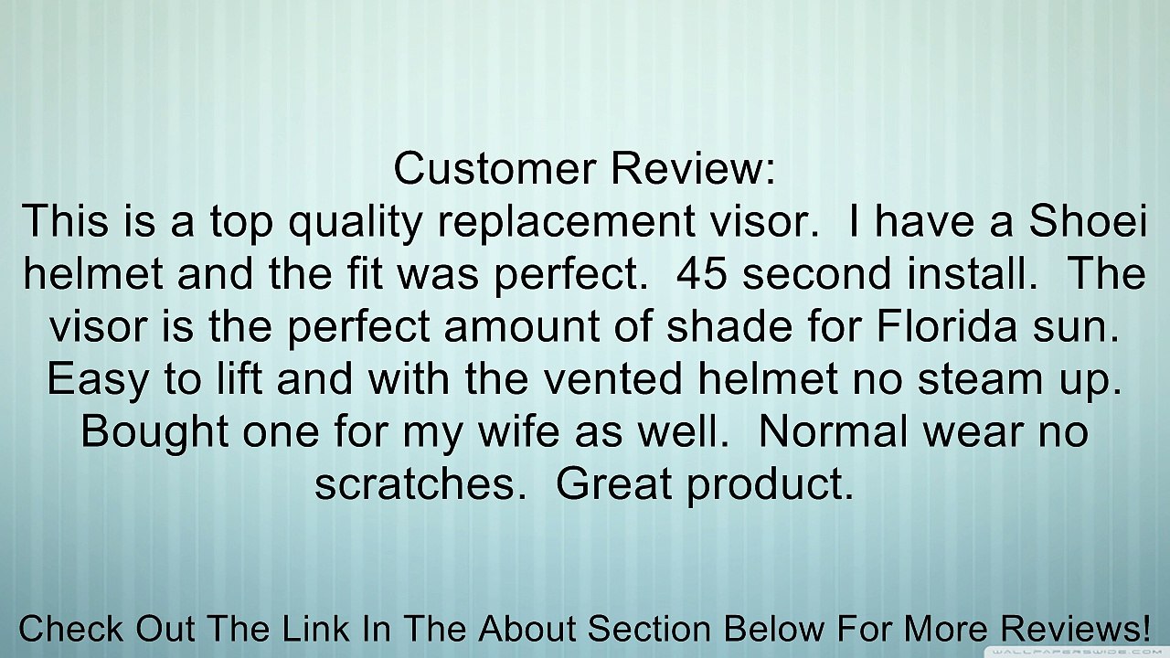 [Aftermarket Product] Silver Visor Shield for ARAI RR5 RX-7 RX7 GP Corsair-V Review