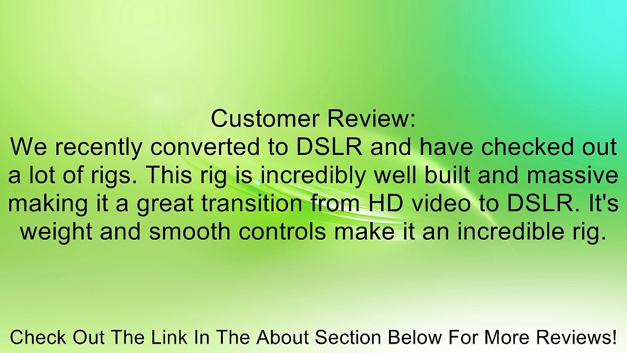 Professional DSLR RIG Shoulder Mount Follow Focus Whips, Crank, Matte Box Support System Kit Rig DSLR by ePhotoInc RLO3 Review