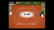 Nadal beat Sharapova battle of Sexes Stick Tennis