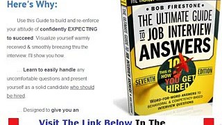 Review Of Job Interview Answers Bonus + Discount