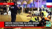 ‘Allahu Akbar’ - Crazed Islamist motorist drives into pedestrians in Dijon, France, injuring 11.