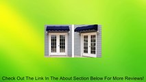 Quarter Round Window Awning or Door Canopy 10' Wide in Sunbrella Awning Fabric - Navy Blue Review