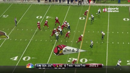 Richard Sherman intercepta Ryan Lindley!