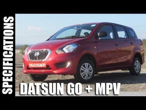 Datsun Go + MPV | Specifications & Details