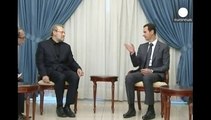 Le chef du Parlement iranien rencontre Bachar al-Assad à Damas