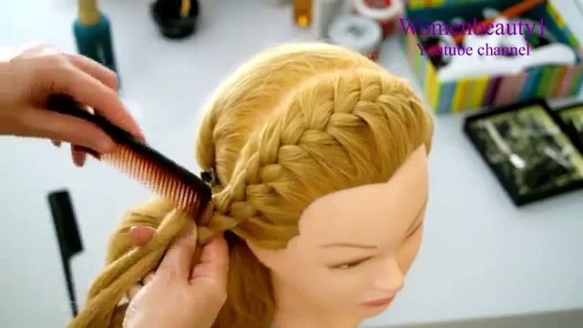 Hairstyles for long hair with braided flowers Updo hairstyles