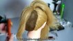 Elegant hairstyle for long hair  Вечерняя прическа с плетением на длинные волосы
