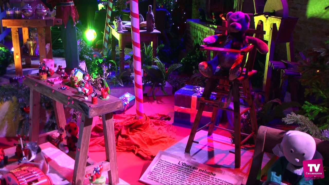 Le Château du Père Noël, une exposition féerique à découvrir tout au long de la Magie de Noël sous les halles de Carcassonne.