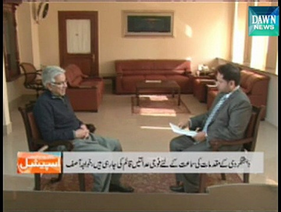 DawnNews Special: Khawaja Asif interview