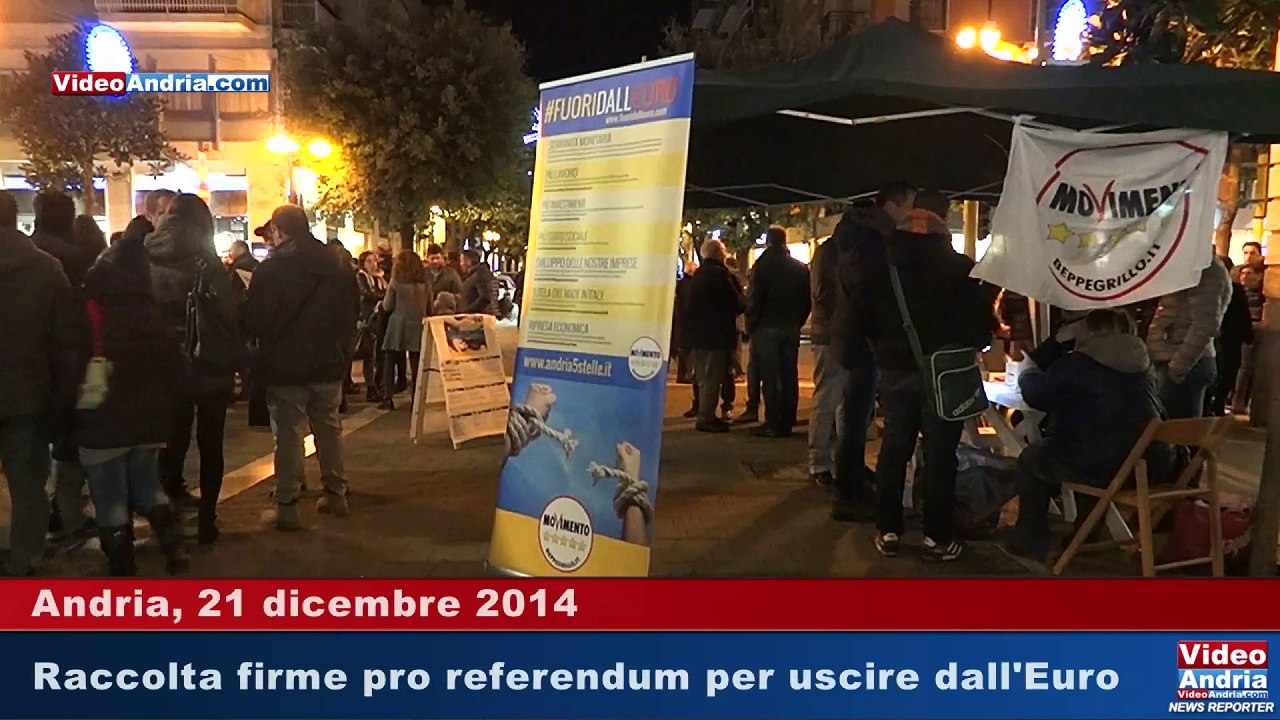 #FuoriDallEuro: raccolta "record" per la prima giornata ad Andria