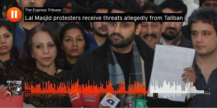 Call Recording : TTP Ehsan Ullah Ehsan Threats LAL Masjad Protestors