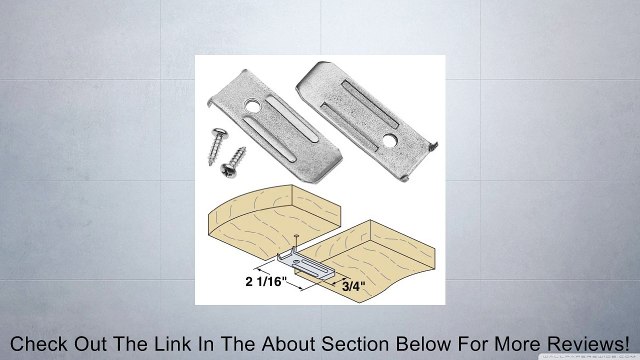 Platte River 941392, Hardware, Table, Table Leaf Hardware, 14 Gauge Leaf Leveler, Package Of 10 Review