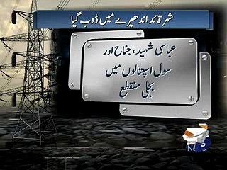 Geo News Headlines 22 December 2014 - Karachi Power Breakdown
