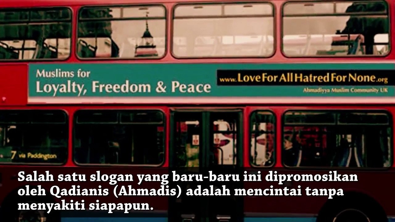 [Indonesian Sub] 'Mencintai tanpa menyakiti siapapun' slogan Ahmadiyya (Qadianis) terbongkar