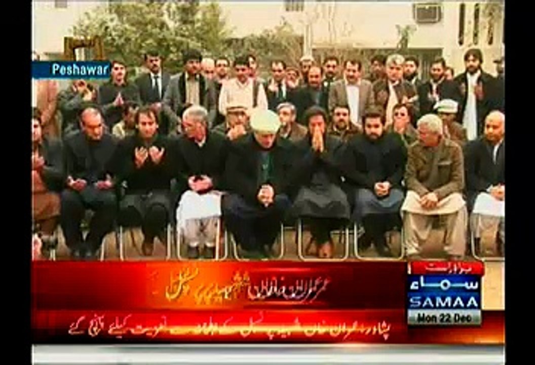 Imran Khan Reaches Martyr Principle Home Peshawar for Condolences