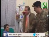 ISI Prime Minister & COAS with the injured