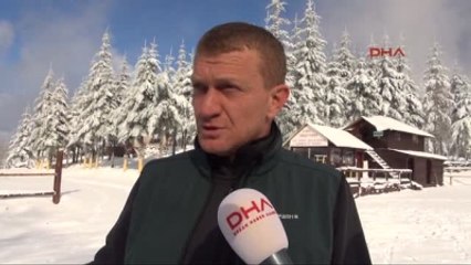 Kocaeli Kartepe'de Kar Kalınlığı 15 Santime Ulaştı