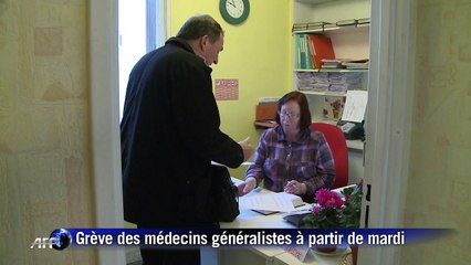 Grève des médecins généralistes à partir de mardi