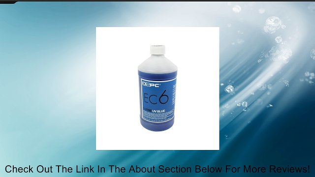 XSPC EC6 High Performance Liquid Cooling Premix Coolant - 1L - UV Blue Review