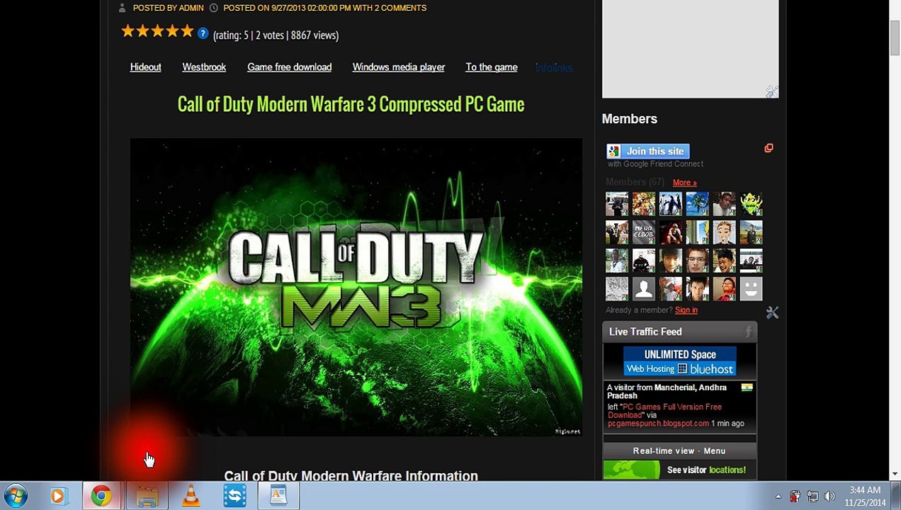 Call of Duty Modern Warfare 3 PC Game Free Download