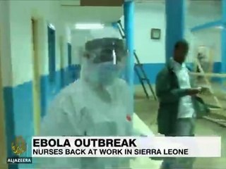 Nurses in Ebola-hit Sierra Leone back to work