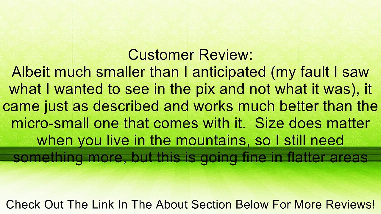 VHF/UHF Dual Band SMA Female Antenna for Walkie Talkie Two Way Radio Review