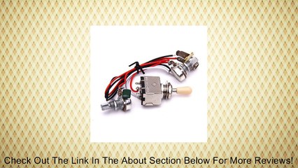 Guitar Circuit Wiring 3 Box Toggle Pickup Selector 3WBT/1V/1T/1J 2-500K Pot - Worldwide Review