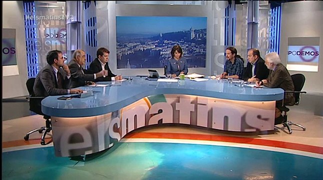TV3 - Els Matins - Tertúlia del 22/12/14 amb Pablo Iglesias