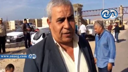 تركيب مطبات صناعية وعلامات مرورية أمام حي الزهراء بطور سيناء