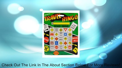 Magnetic Travel Bingo Traffic Sign Car Road Trip Game Review