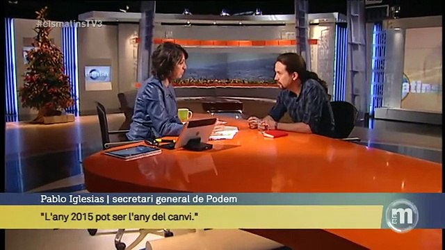 TV3 - Els Matins - Pablo Iglesias: No estic d'acord que Catalunya se'n vagi d'Espanya però a Pode