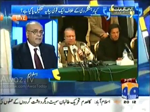 Pakistan Army ask Imran Khan to Called OFF his Protest Najam Sethi
