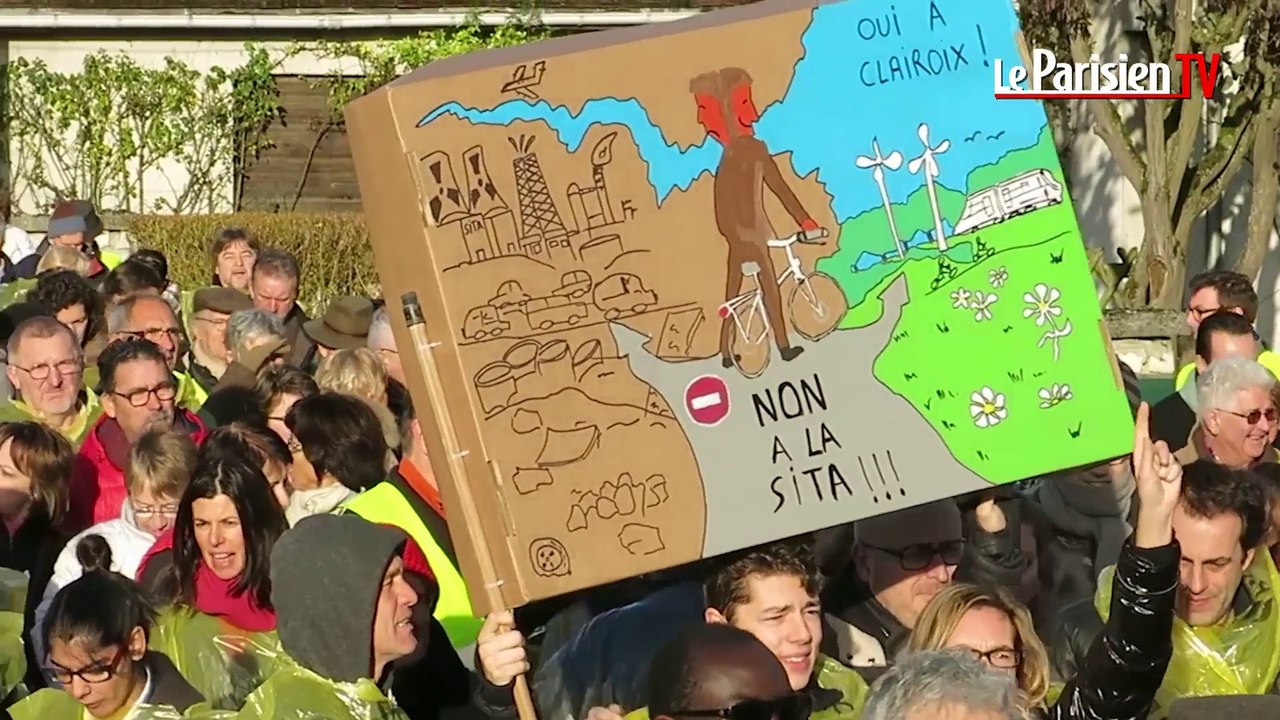 Oise : 500 manifestants contre la « poubelle géante » de Sita à Clairoix