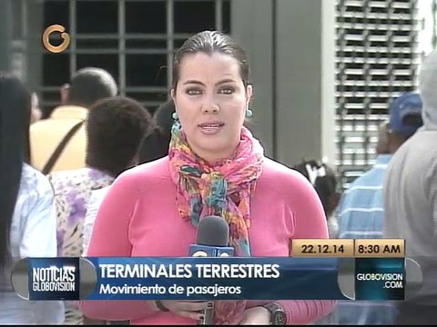 Poca afluencia de pasajeros en terminal La Bandera