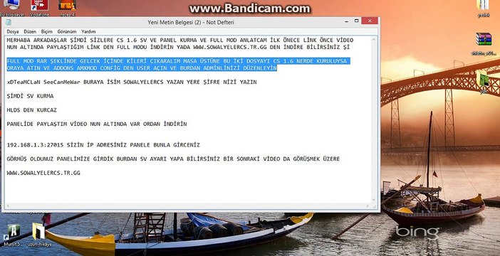 CS 1.6 SV PANEL VE FULL MOD