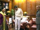 Gujarat CM Anandiben Patel Meets Union Rail Minister Suresh Prabhu in Delhi