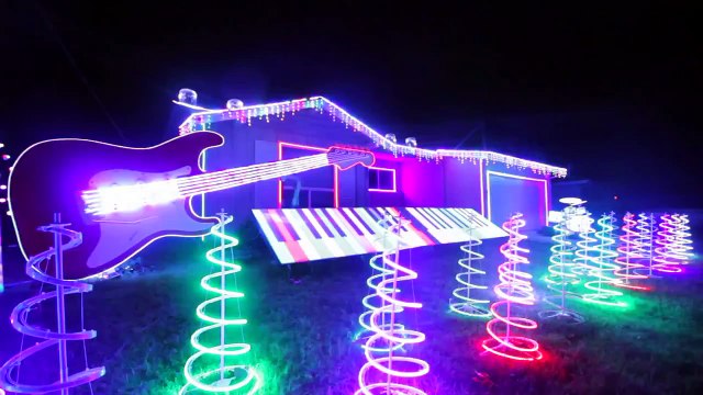 Décorer sa maison avec des illuminations synchronisées sur la musique de Star Wars