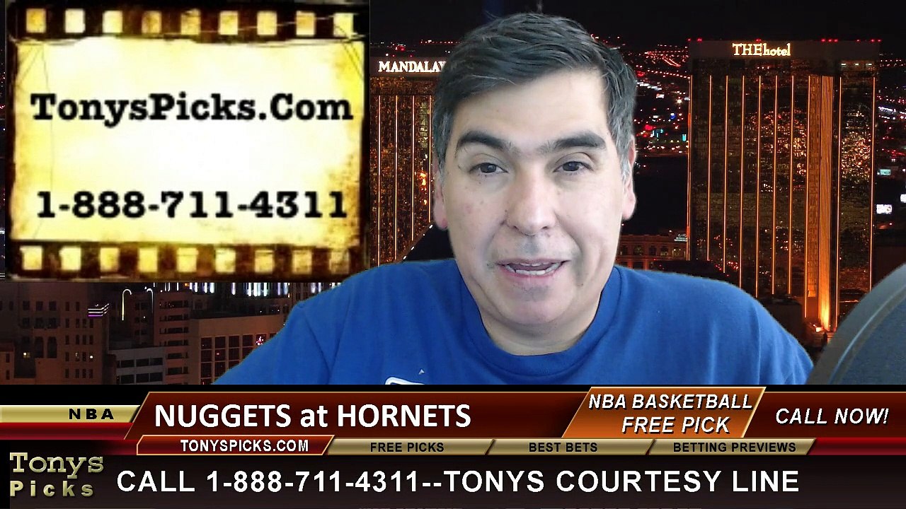 Charlotte Hornets vs. Denver Nuggets Free Pick Prediction NBA Pro Basketball Odds Preview 12-22-2014