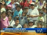 Candidatas a Reina de Quito agasajaron a decenas de niños