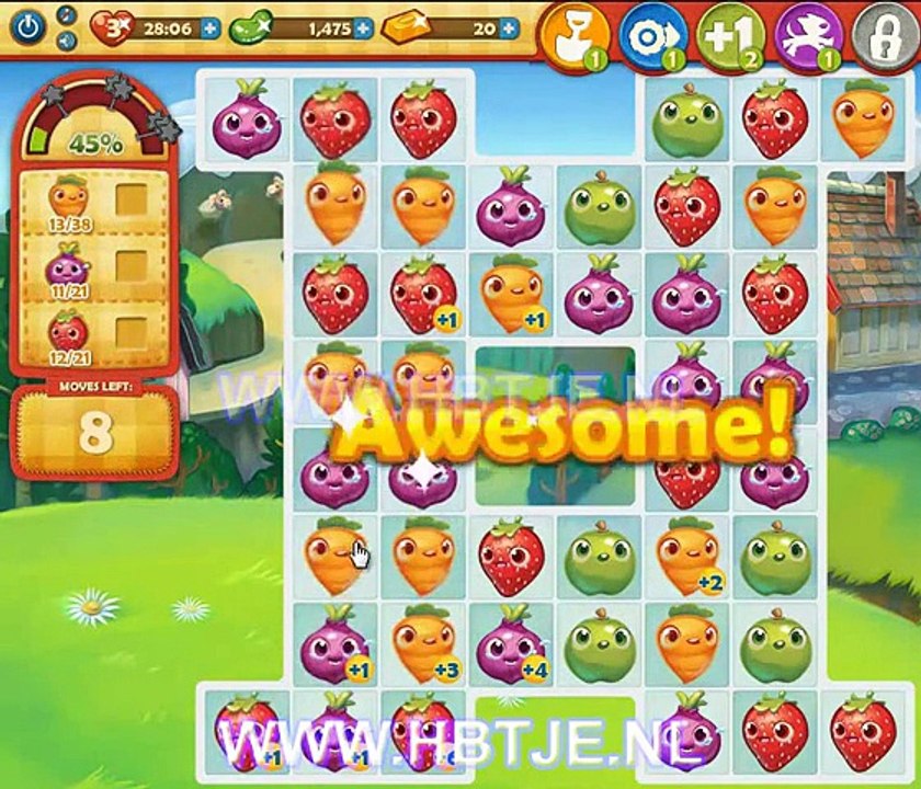 Farm Heroes Saga level 45