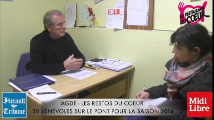 AGDE - 2014 - Les RESTOS DU COEUR sont sur la brèche